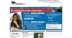 Desktop Screenshot of administration.academickeys.com