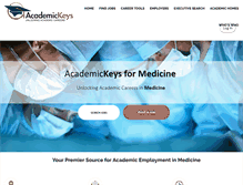 Tablet Screenshot of medicine.academickeys.com