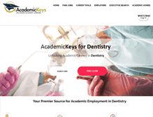 Tablet Screenshot of dentistry.academickeys.com